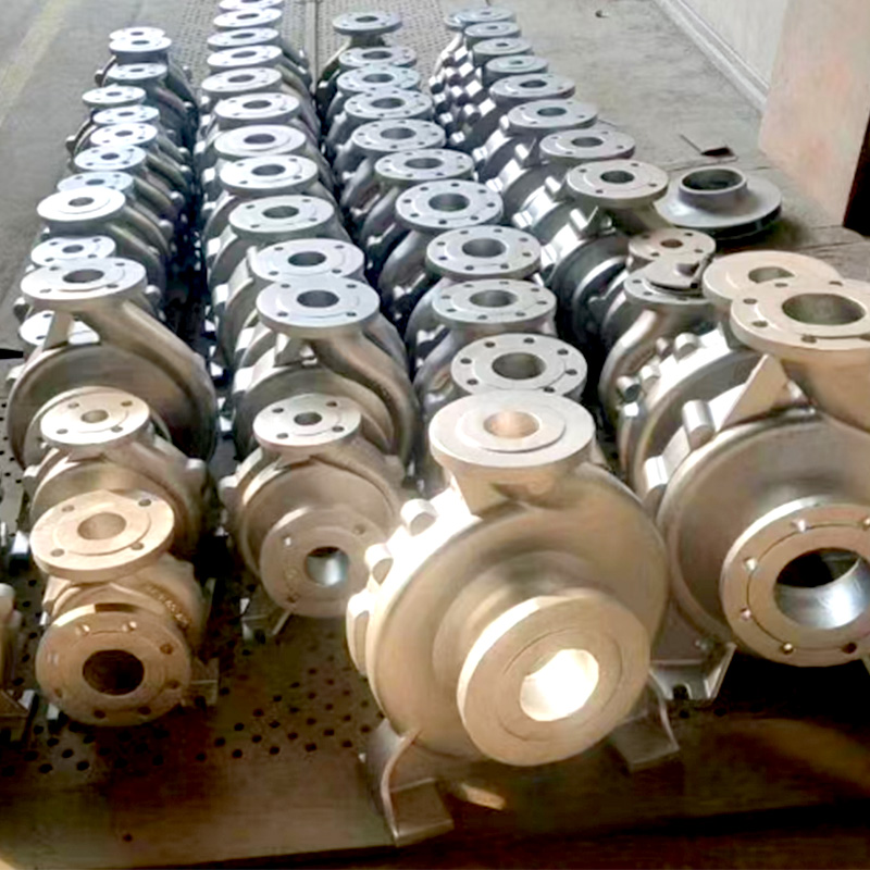 ポンプケース樹脂砂鋳造